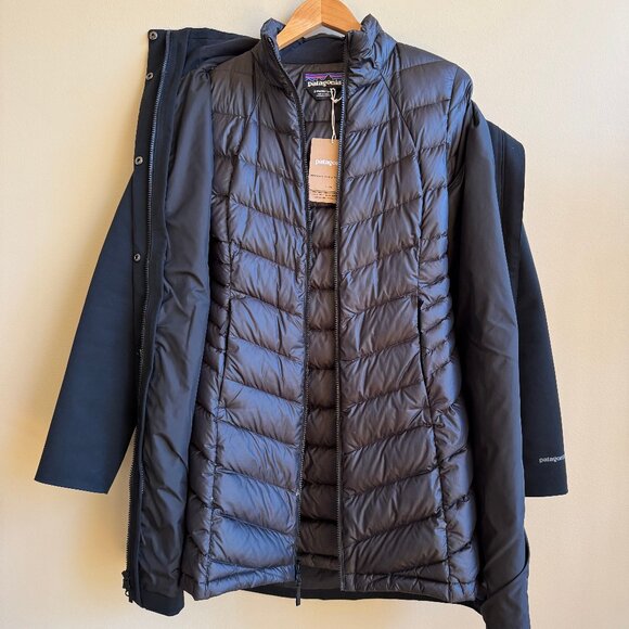 Patagonia Women's Tres 3-in-1 Parka Black Small - Picture 5 of 14